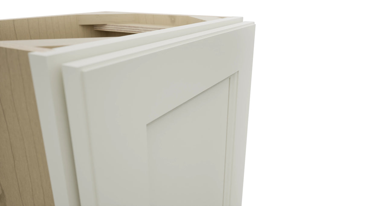 Fabuwood Fusion Dove B15FD-12D Base Full Door Cabinet, Detail View
