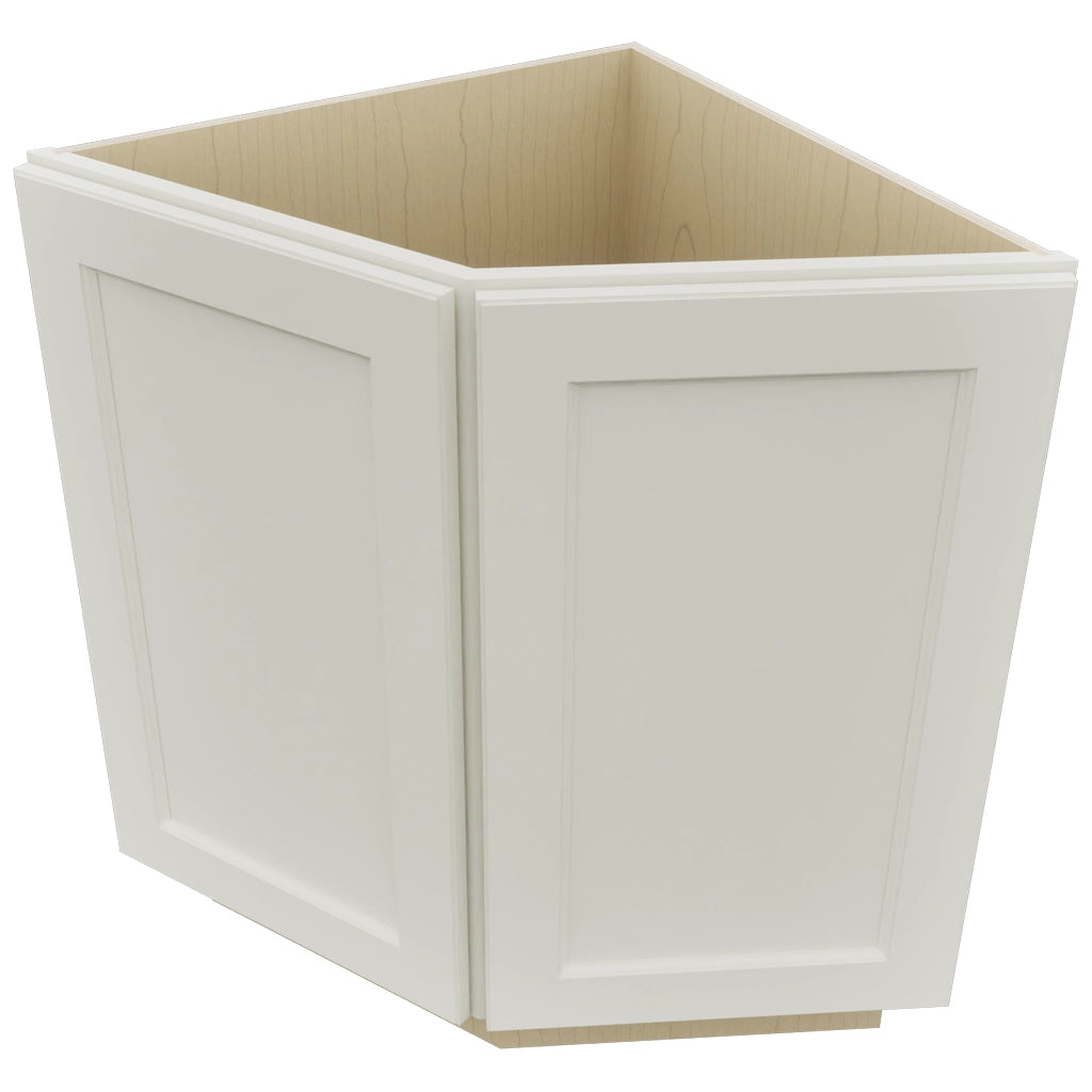 Fabuwood Fusion Dove BRA24 Base Return Angle Cabinet, Top View
