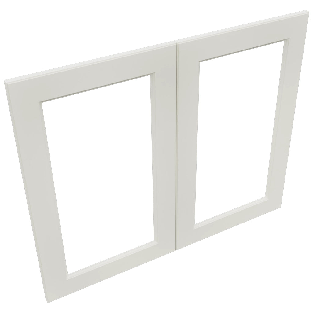 Fabuwood Fusion Dove DS DFG3630 Wall Prepped Door, Top View