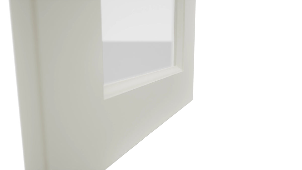 Fabuwood Fusion Dove DS GDW1530 Wall Glass Door, Detail View