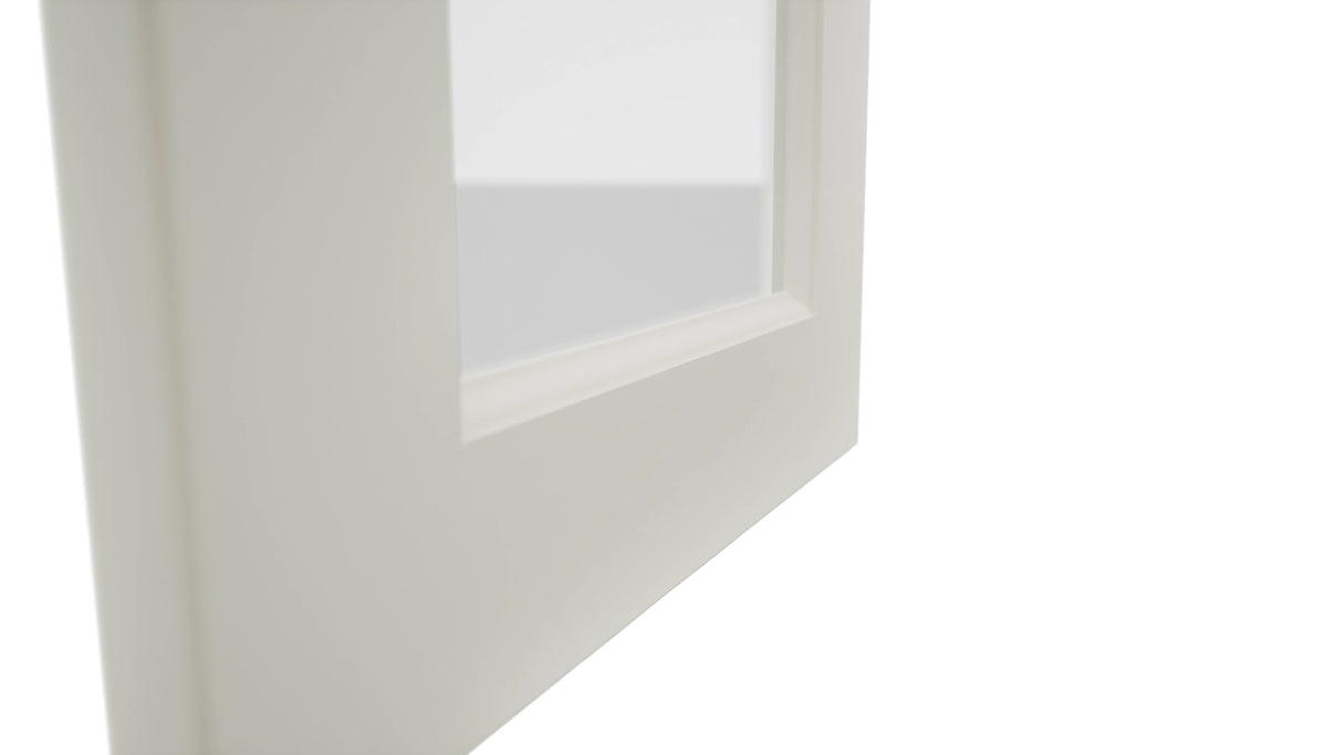 Fabuwood Fusion Dove DS GDW1536 Wall Glass Door, Detail View
