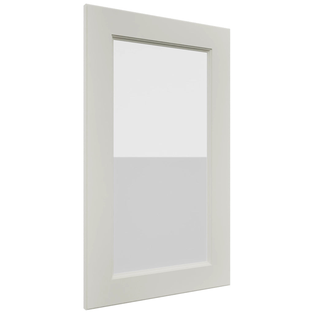 Fabuwood Fusion Dove DS GDW1830 Wall Glass Door, Front View