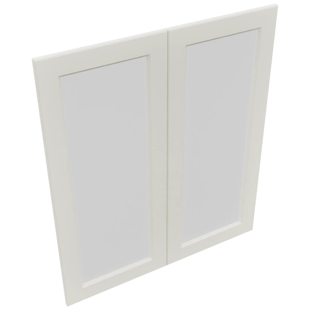 Fabuwood Fusion Dove DS GDW3642 Wall Glass Door, Top View