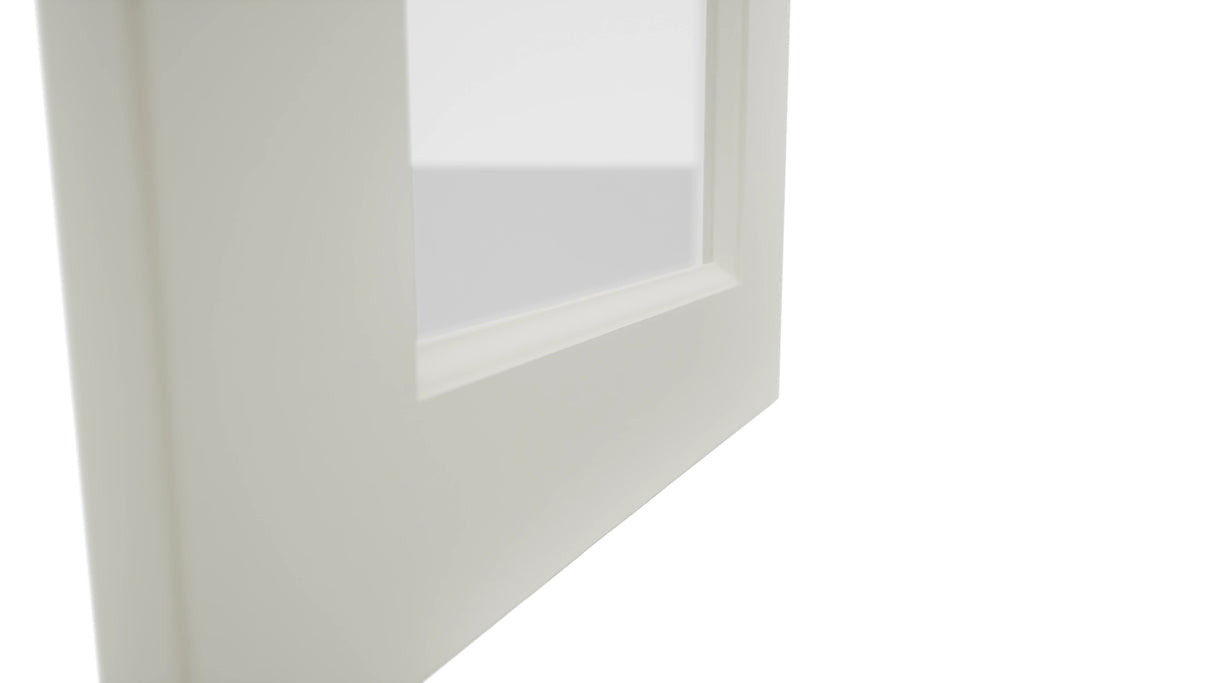 Fabuwood Fusion Dove DS GDWDC2430 Wall Glass Door, Detail View