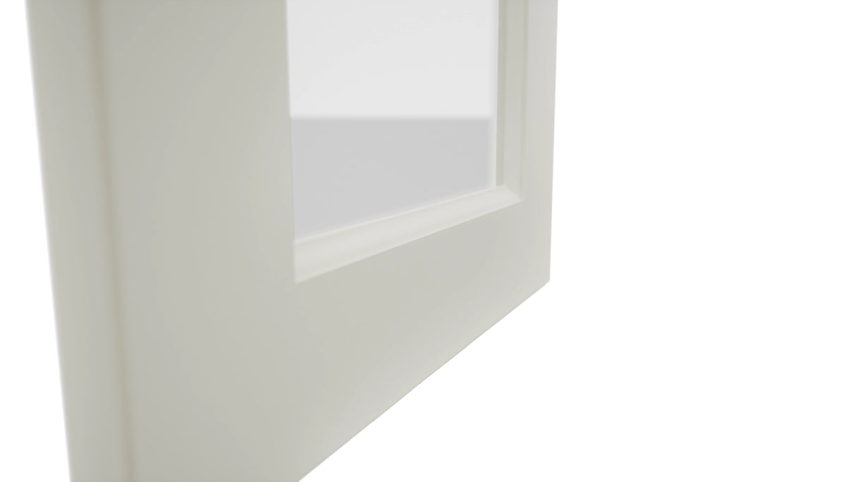Fabuwood Fusion Dove DS GDWDC2436 Wall Glass Door, Detail View