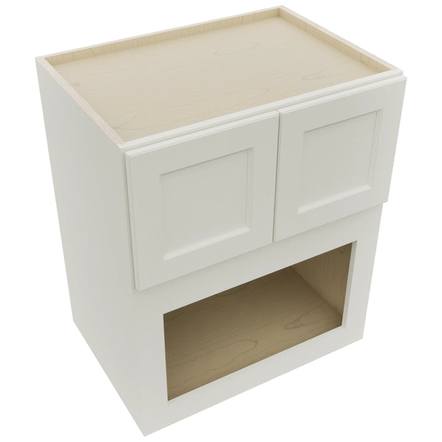 Fabuwood Fusion Dove MC303621 Wall Microwave Cabinet, Top View