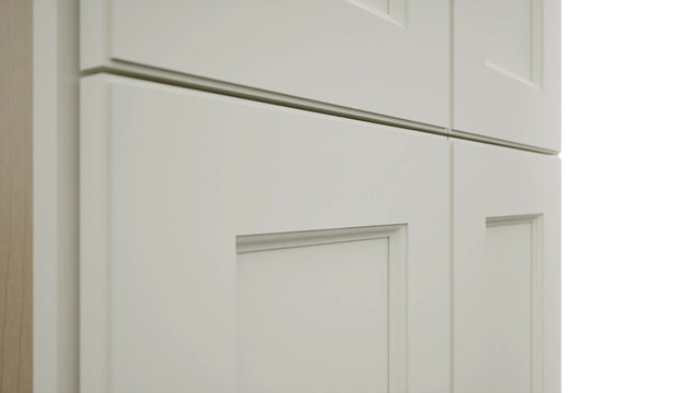 Fabuwood Fusion Dove TP241290 Tall Pantry Cabinet, Detail View