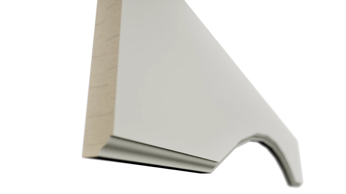 Fabuwood Fusion Dove VAR36 Wall Valance, Detail View