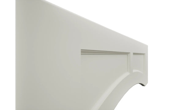 Fabuwood Fusion Dove VARP48 Wall Valance, Detail View
