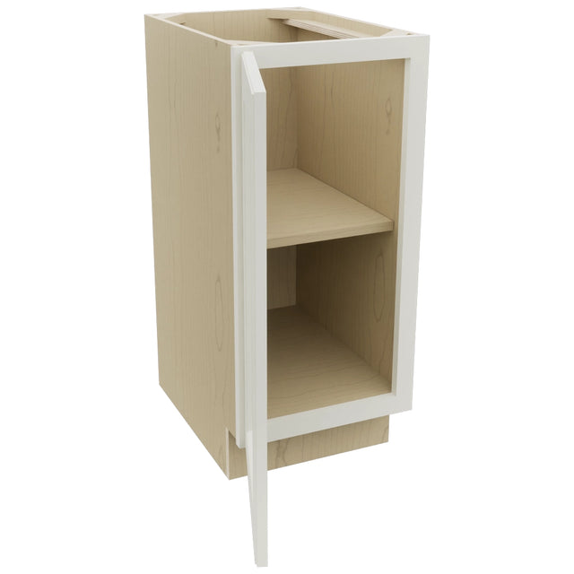 Fabuwood Fusion Dove VB15FD Vanity Base Full Height Cabinet, Open View
