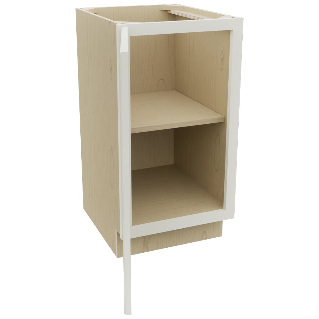 Fabuwood Fusion Dove VB18FD Vanity Base Full Height Cabinet, Open View