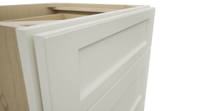 Fabuwood Fusion Dove VDB24-34 Vanity Drawer Cabinet, Detail View