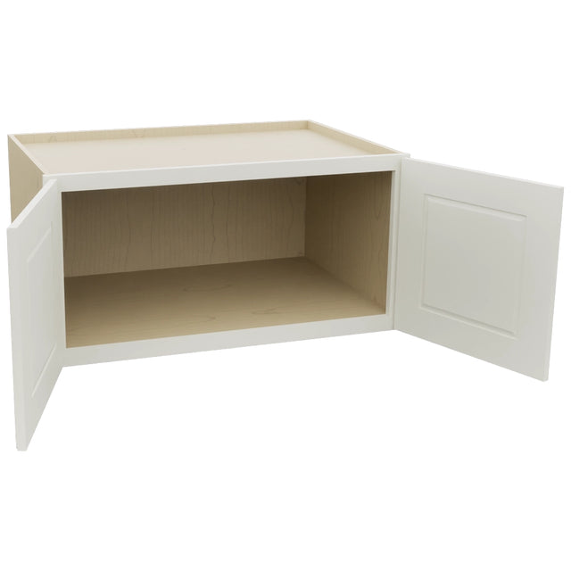 Fabuwood Fusion Dove W361824 Wall Deep Cabinet, Open View