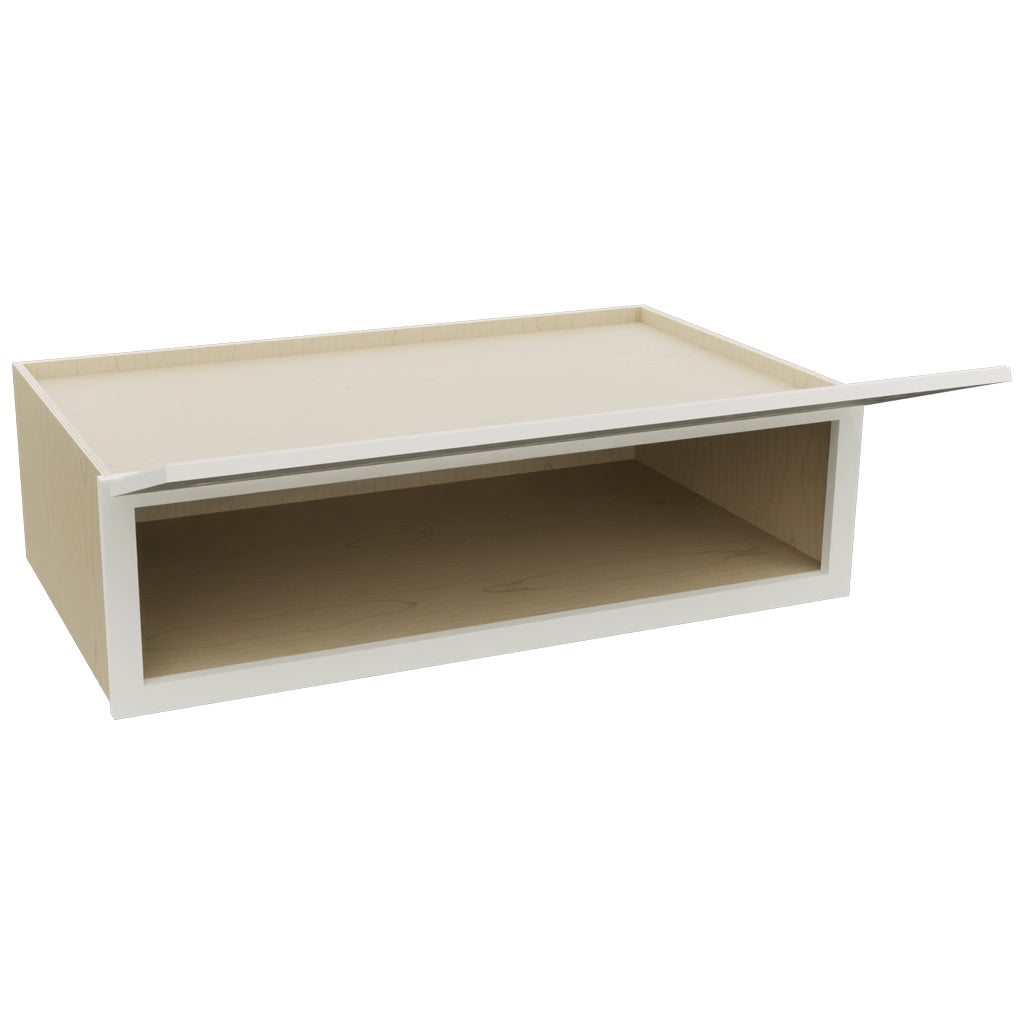 Fabuwood Fusion Dove W421224LU Wall Deep Cabinet, Open View