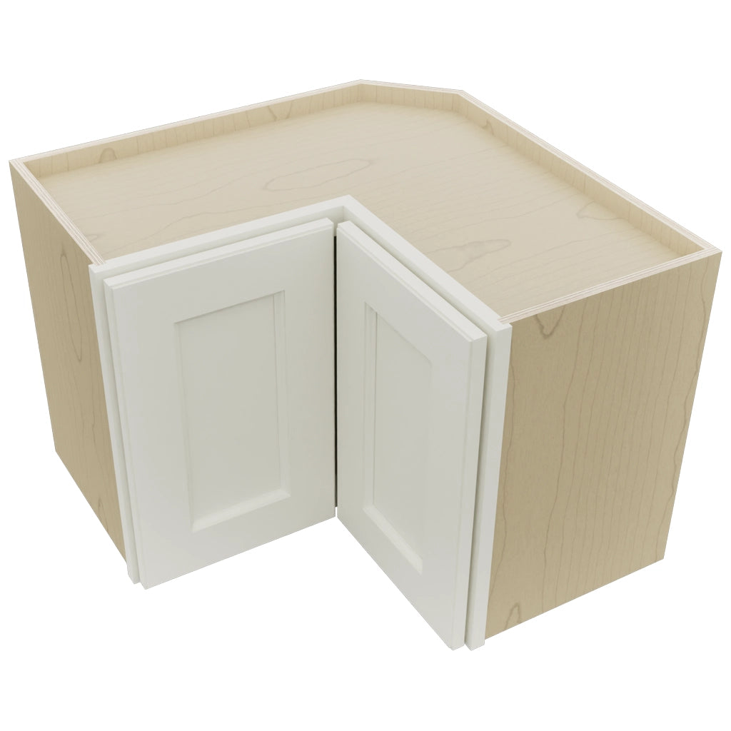 Fabuwood Fusion Dove WPC2418 Wall Corner Pie Cabinet, Top View