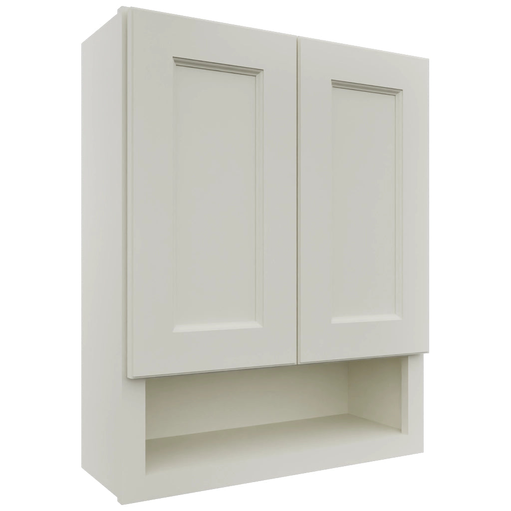 Fabuwood Fusion Dove WVS2430 Vanity Wall Storage, Front View