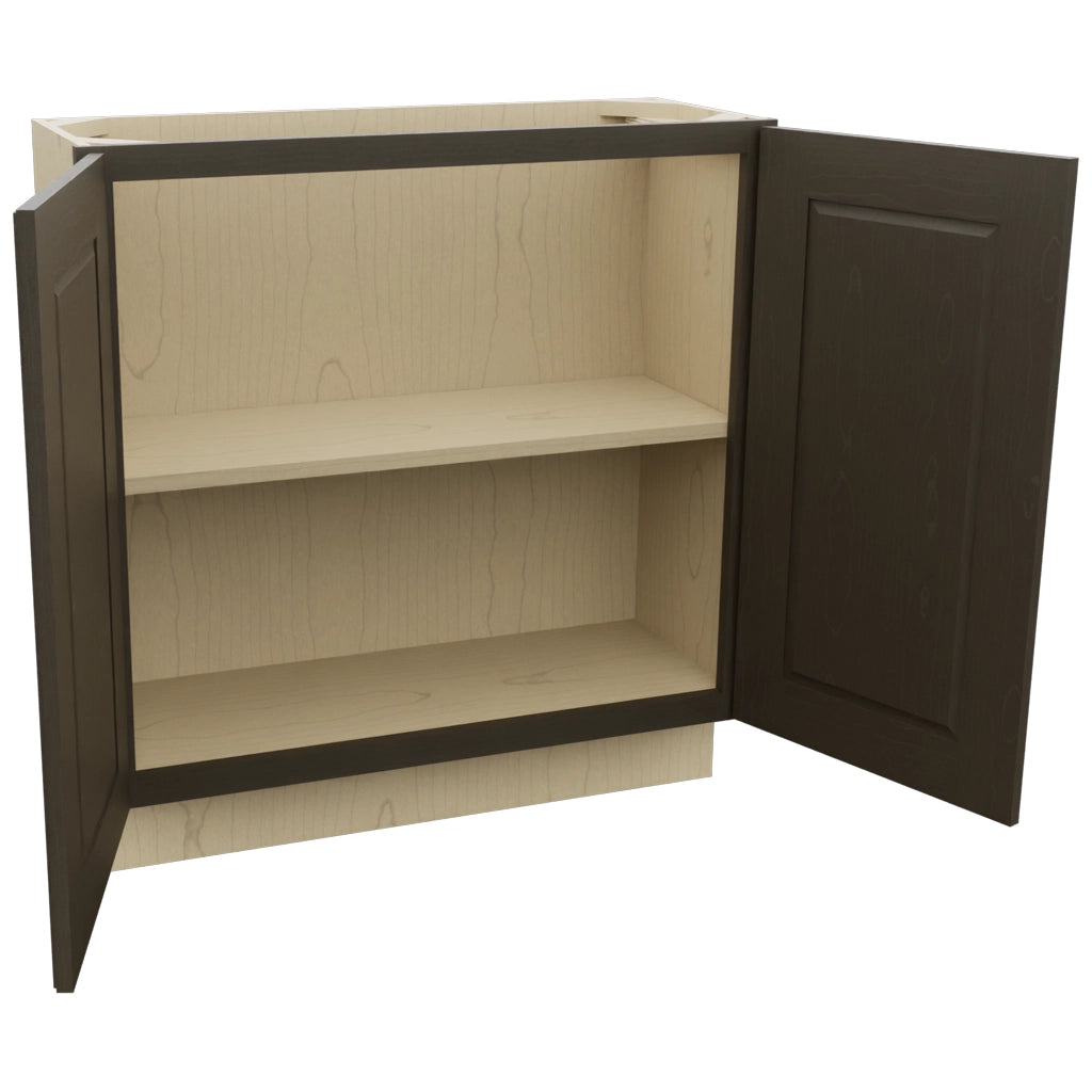 Fabuwood Fusion Kona B33FD-12D Base Full Door Cabinet, Open View