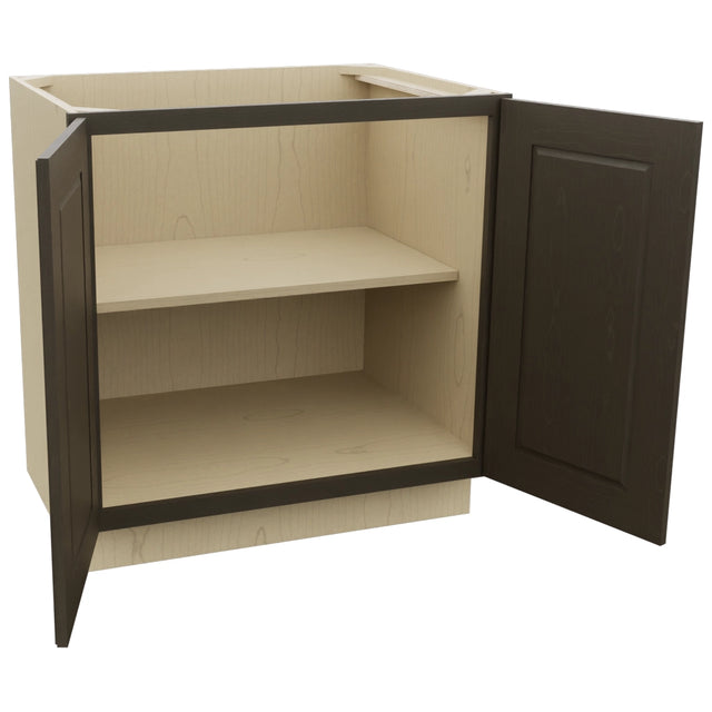 Fabuwood Fusion Kona B33FD Base Full Door Cabinet, Open View