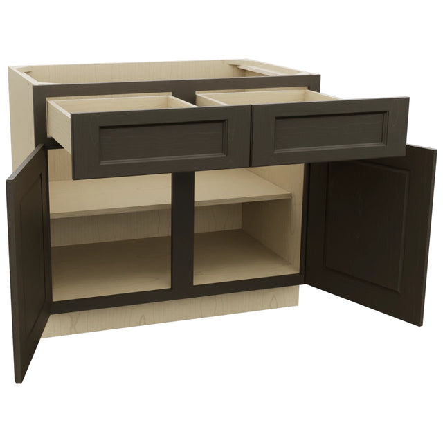 Fabuwood Fusion Kona B39 Base Standard Cabinet, Open View