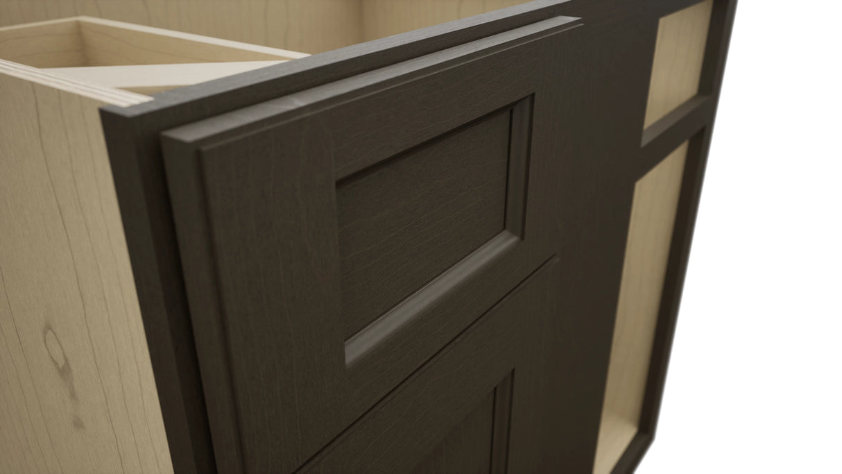 Fabuwood Fusion Kona BLB39/42 Base Corner Blind Cabinet, Detail View