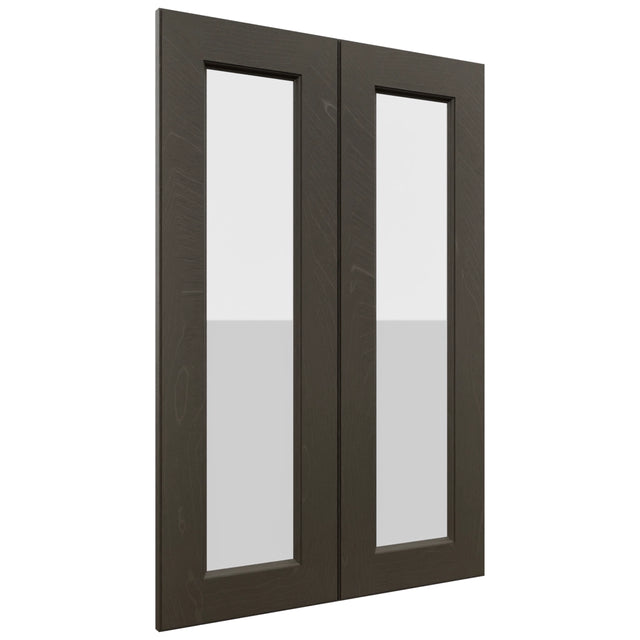 Fabuwood Fusion Kona DS GDW2436 Wall Glass Door, Front View