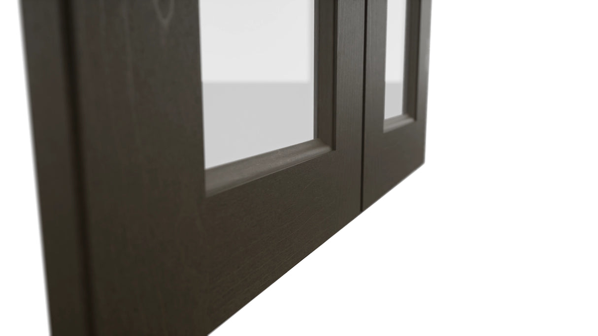 Fabuwood Fusion Kona DS GDW2442 Wall Glass Door, Detail View