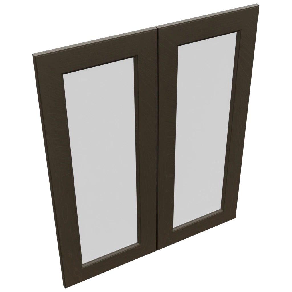 Fabuwood Fusion Kona DS GDW3036 Wall Glass Door, Top View
