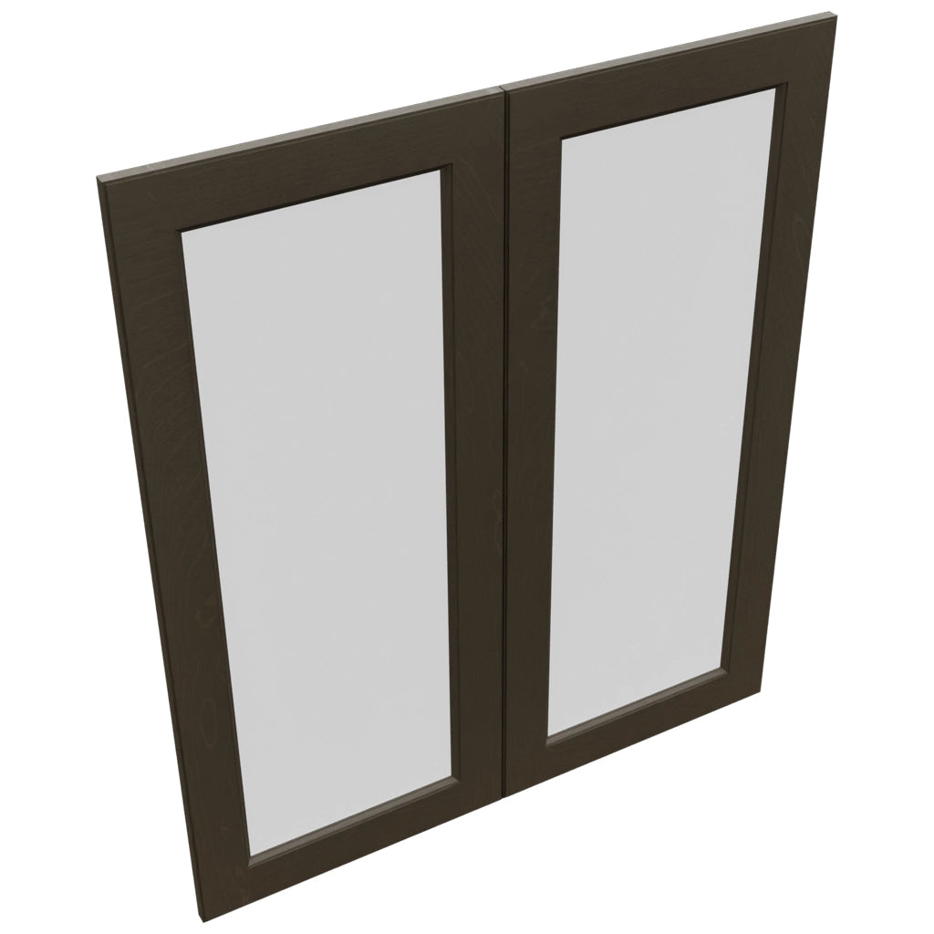 Fabuwood Fusion Kona DS GDW3642 Wall Glass Door, Top View