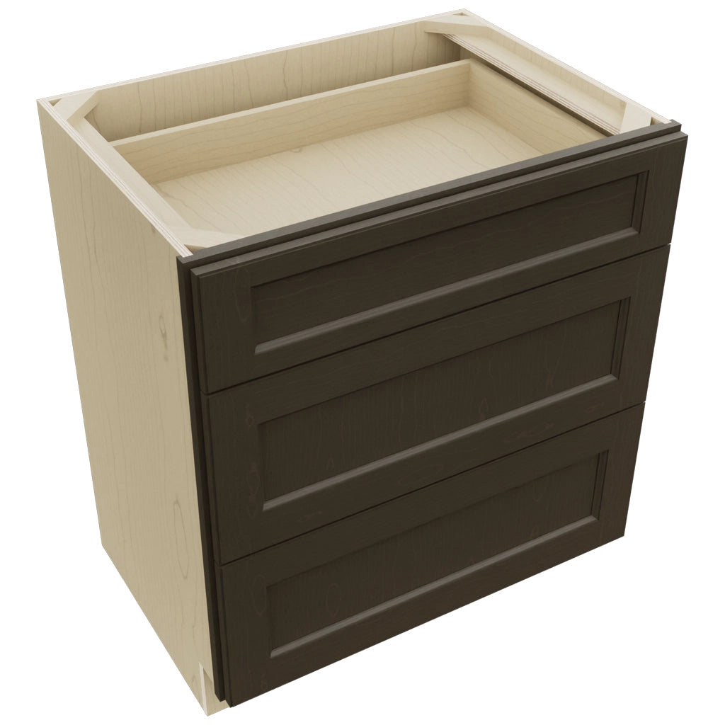Fabuwood Fusion Kona VDB30-34 Vanity Drawer Cabinet, Top View