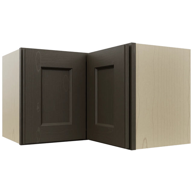 Fabuwood Fusion Kona WPC2415 Wall Corner Pie Cabinet, Front View