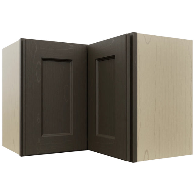 Fabuwood Fusion Kona WPC2418 Wall Corner Pie Cabinet, Front View
