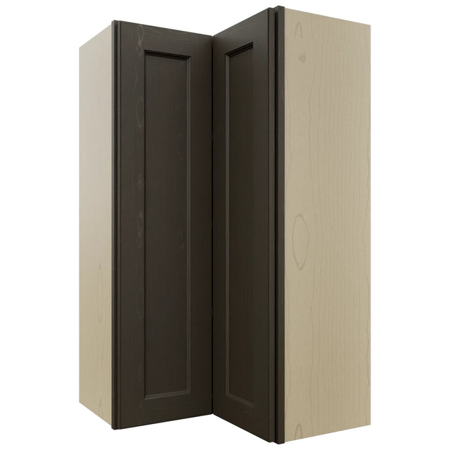 Fabuwood Fusion Kona WPC2442 Wall Corner Pie Cabinet, Front View