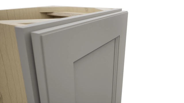 Fabuwood Fusion Nickel B15FD-12D Base Full Door Cabinet, Detail View