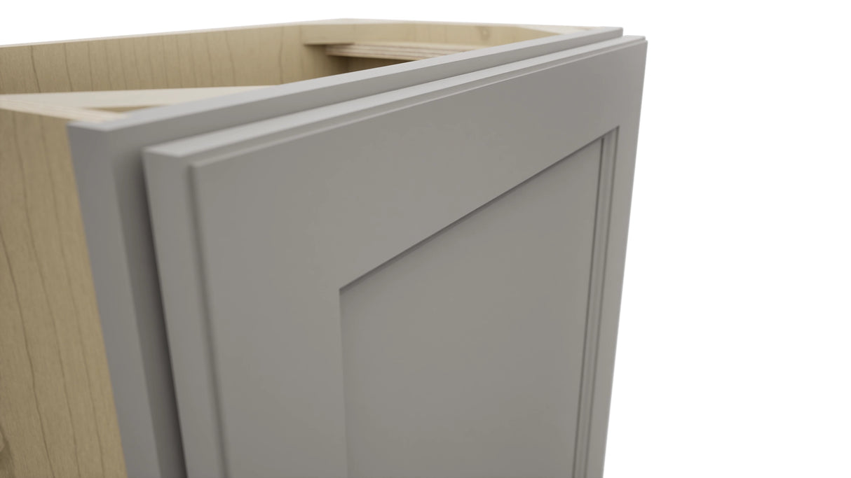 Fabuwood Fusion Nickel B21FD-12D Base Full Door Cabinet, Detail View