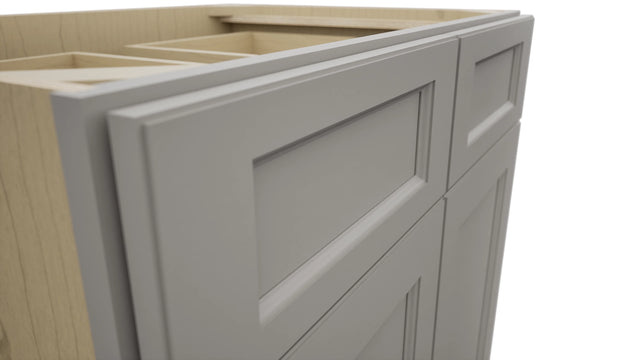 Fabuwood Fusion Nickel B33 Base Standard Cabinet, Detail View