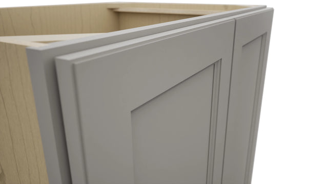 Fabuwood Fusion Nickel B33FD Base Full Door Cabinet, Detail View