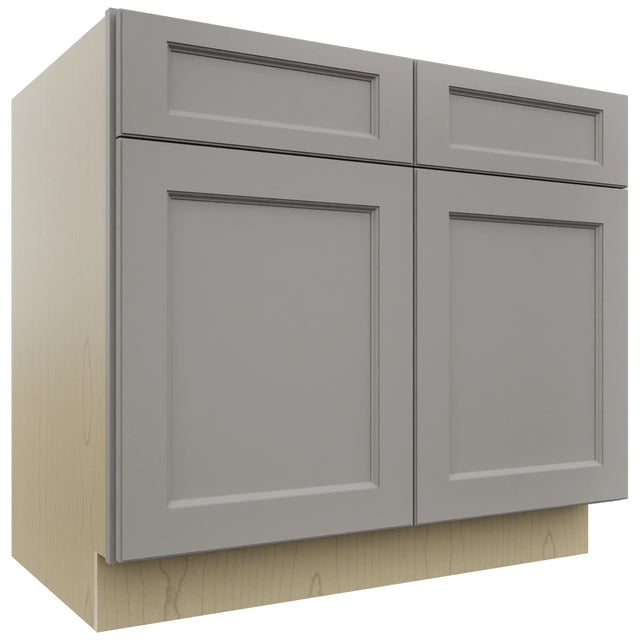 Fabuwood Fusion Nickel B39 Base Standard Cabinet, Front View