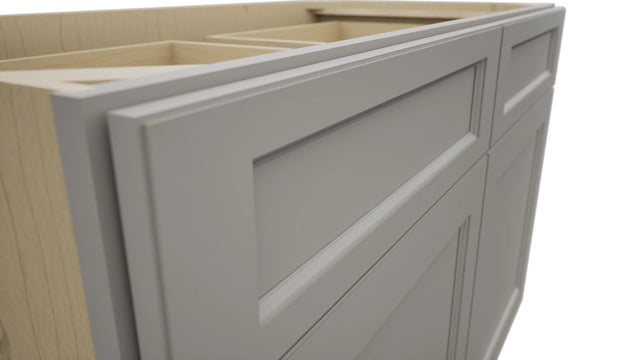 Fabuwood Fusion Nickel B48 Base Standard Cabinet, Detail View