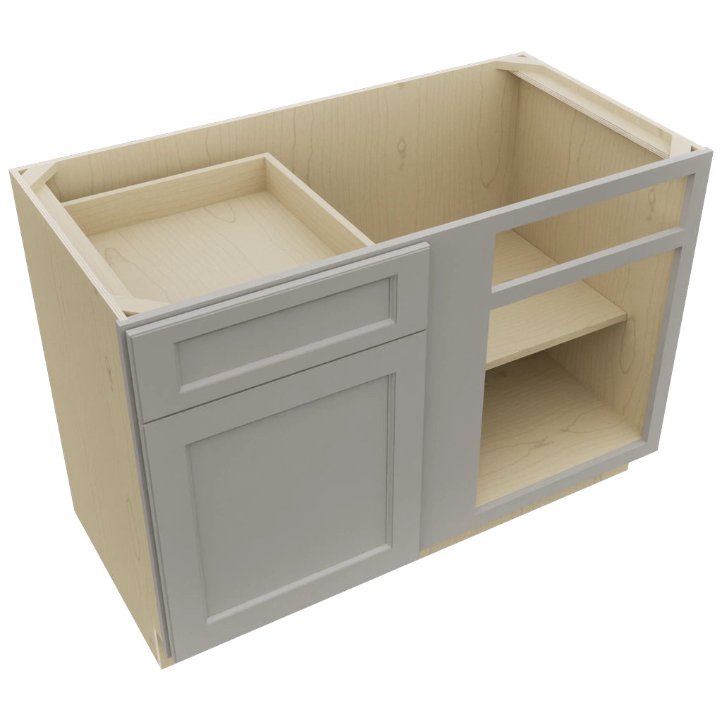Fabuwood Fusion Nickel BLB48/51 Base Corner Blind Cabinet, Top View