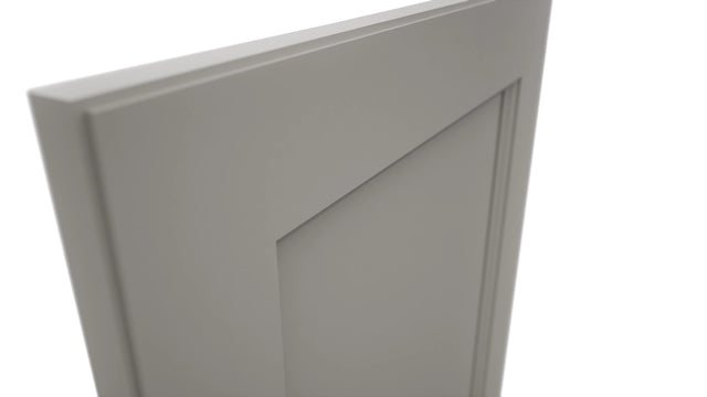 Fabuwood Fusion Nickel DD W1830 DOOR Panel, Detail View