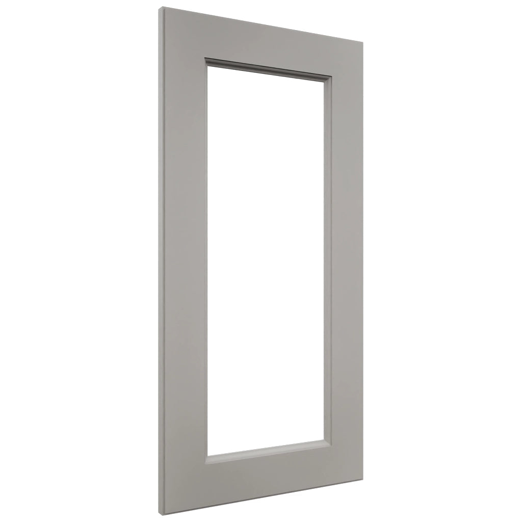 Fabuwood Fusion Nickel DS DFG1530 Wall Prepped Door, Front View