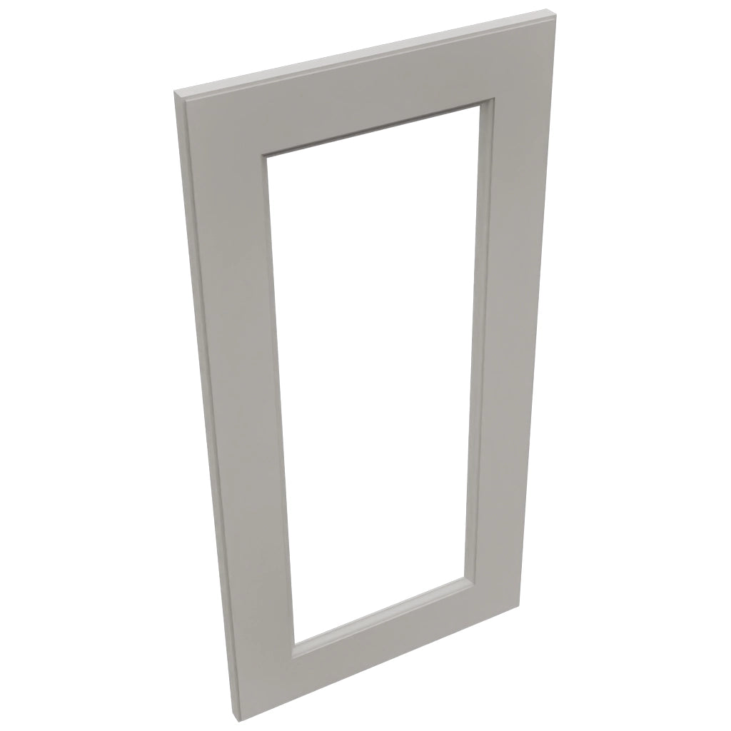 Fabuwood Fusion Nickel DS DFGD2430 Wall Prepped Door, Top View