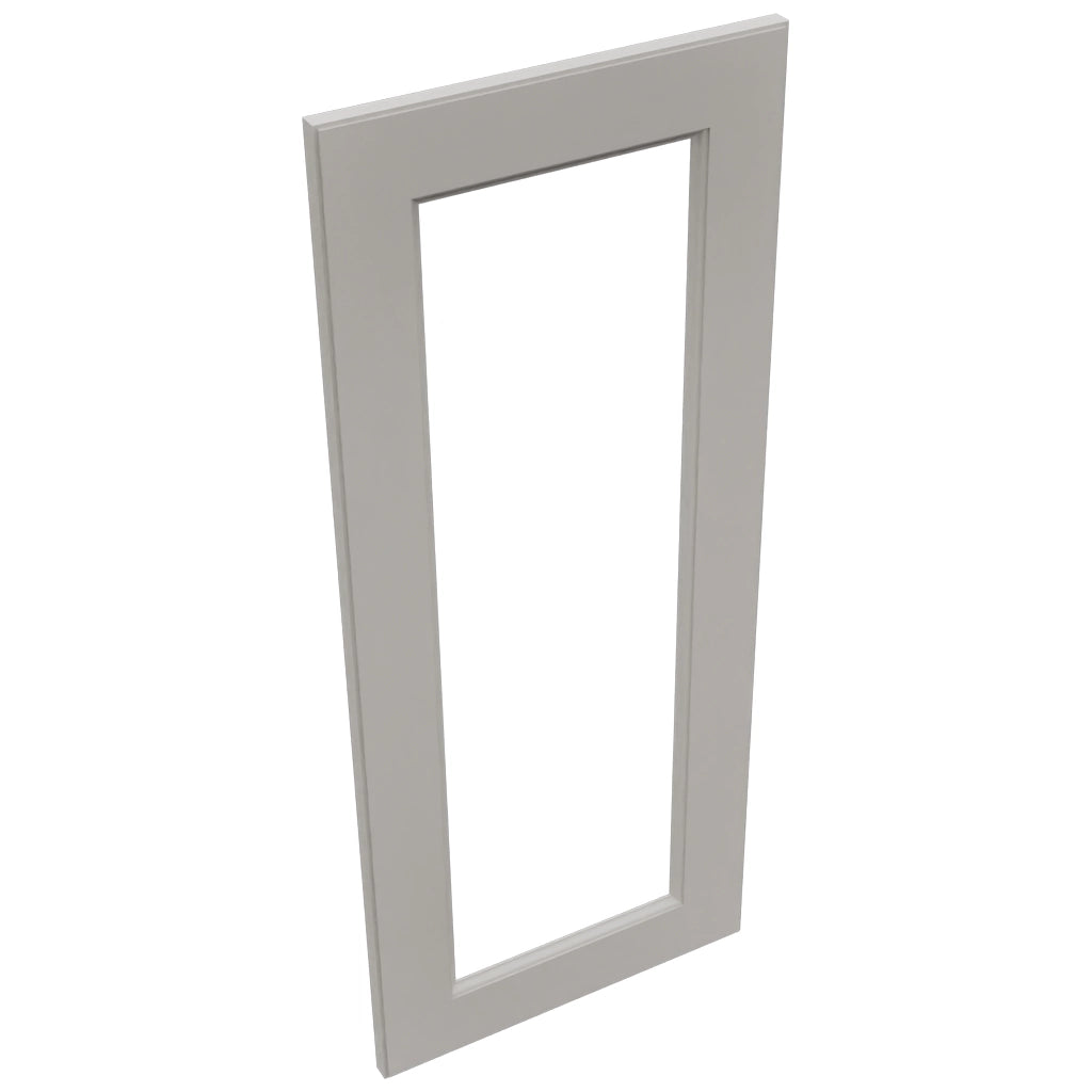 Fabuwood Fusion Nickel DS DFGD2436 Wall Prepped Door, Top View