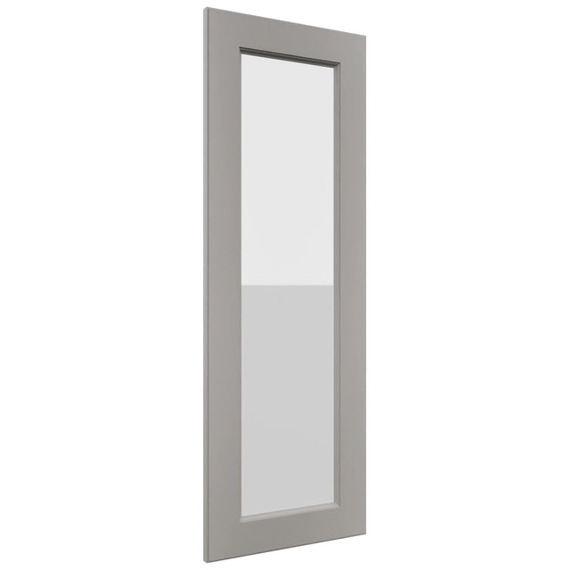Fabuwood Fusion Nickel DS GDW1542 Wall Glass Door, Front View