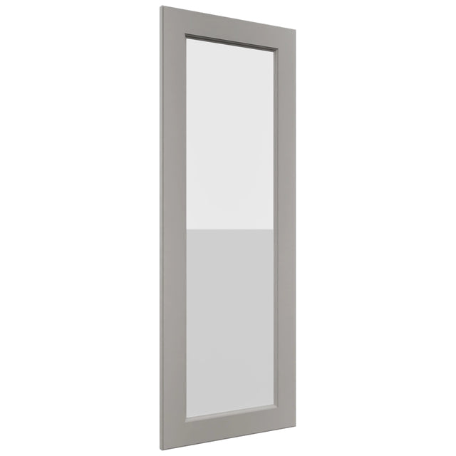 Fabuwood Fusion Nickel DS GDWD1860 Wall Glass Door, Front View
