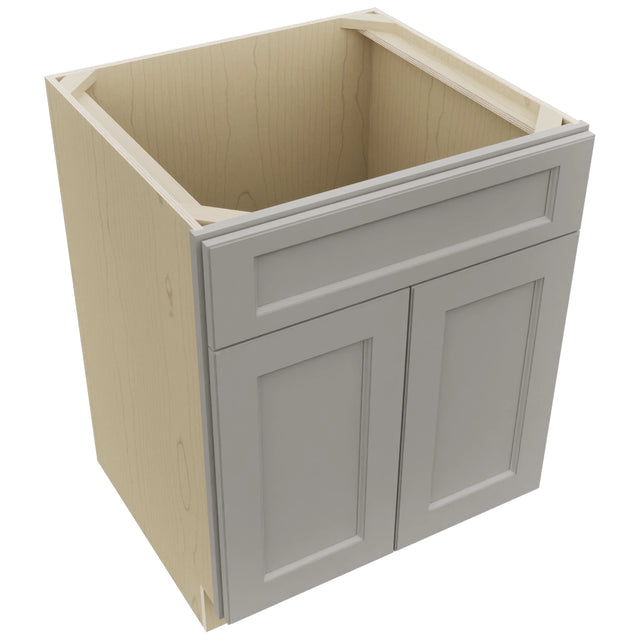 Fabuwood Fusion Nickel SB27 Base Sink Cabinet, Top View