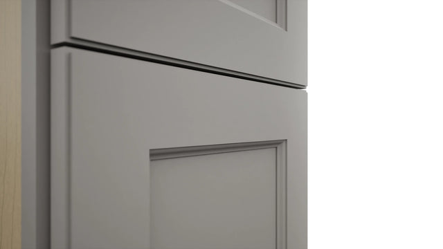 Fabuwood Fusion Nickel TP152496 Tall Pantry Cabinet, Detail View