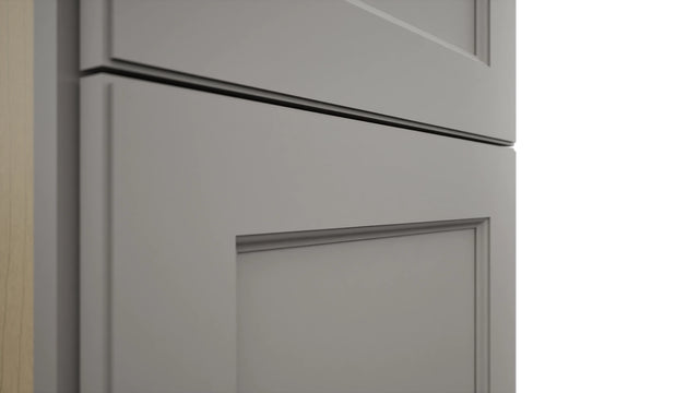 Fabuwood Fusion Nickel TP181290 Tall Pantry Cabinet, Detail View