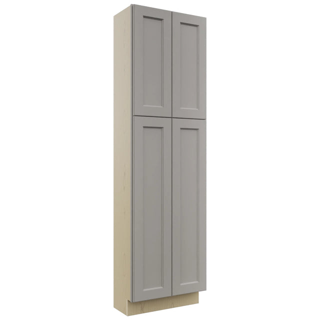 Fabuwood Fusion Nickel TP241284 Tall Pantry Cabinet, Front View