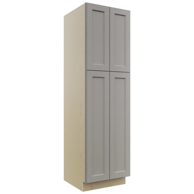 Fabuwood Fusion Nickel TP242484 Tall Pantry Cabinet, Front View